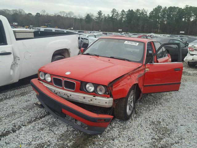 WBAHE2312RGE83838 - 1994 BMW 530 I AUTO RED photo 2