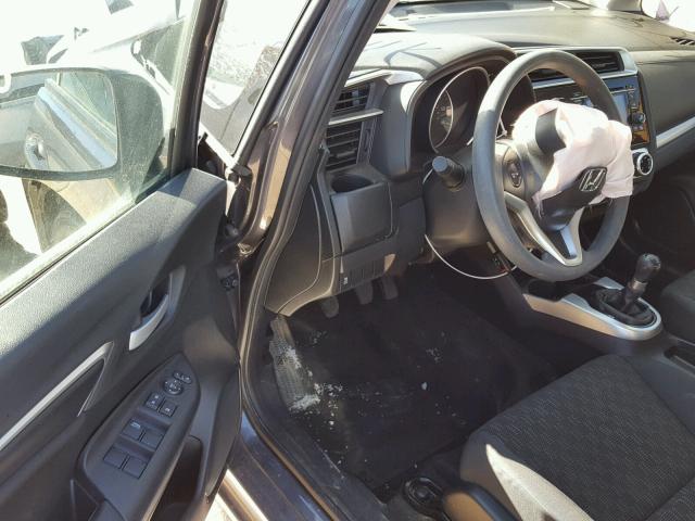 3HGGK5G51FM784834 - 2015 HONDA FIT LX Сірий фото 9