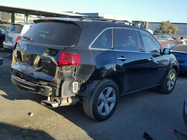 2HNYD2H45AH512144 - 2010 ACURA MDX TECHNO BLACK photo 4