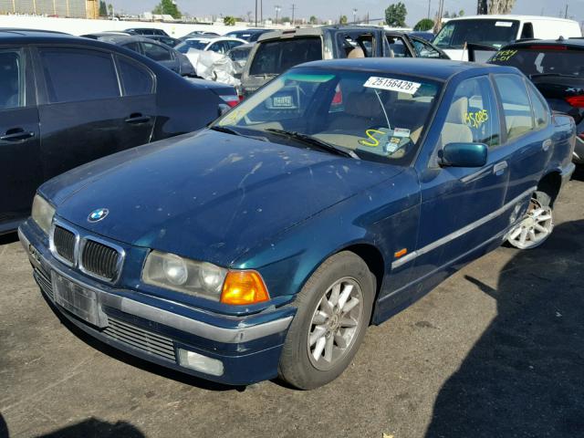 WBACD4329VAV47062 - 1997 BMW 328 I AUTO GREEN photo 2