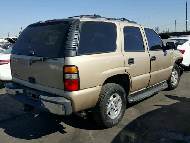 1GNEC13V76J136856 - 2006 CHEVROLET TAHOE C150 TAN photo 4