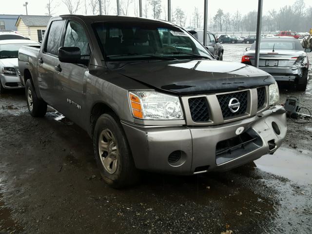 1N6BA07A96N553890 - 2006 NISSAN TITAN XE BROWN photo 1