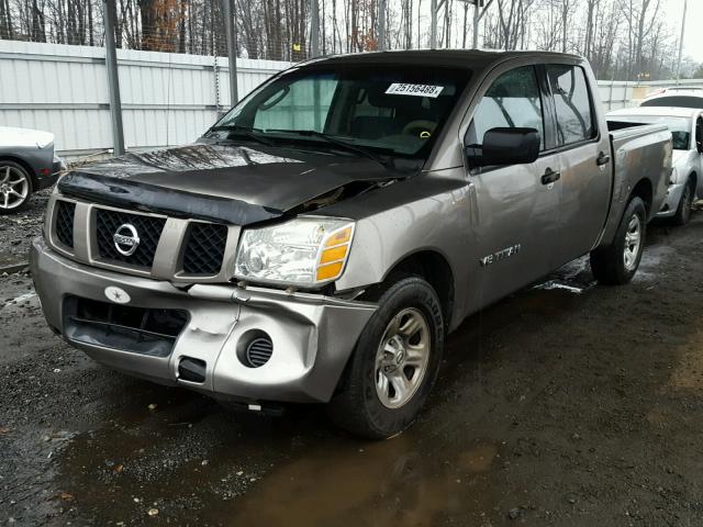 1N6BA07A96N553890 - 2006 NISSAN TITAN XE BROWN photo 2