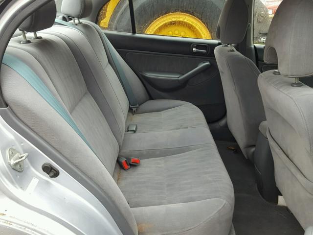 2HGES25703H510741 - 2003 HONDA CIVIC EX ვერცხლისფერი ფოტო 6