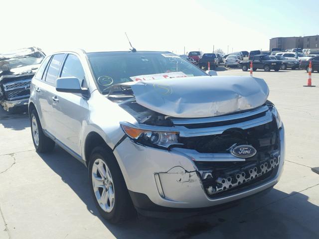 2FMDK3JC3BBA13148 - 2011 FORD EDGE SEL SILVER photo 1