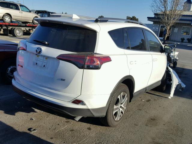 JTMZFREV1HJ130325 - 2017 TOYOTA RAV4 LE WHITE photo 4