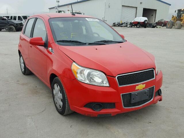 KL1TD6DEXAB131251 - 2010 CHEVROLET AVEO LS RED photo 1