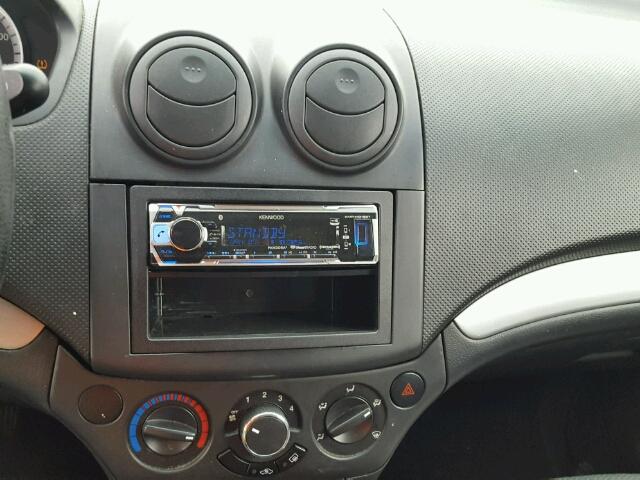 KL1TD6DEXAB131251 - 2010 CHEVROLET AVEO LS RED photo 9