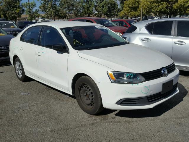 3VW2K7AJ4EM375488 - 2014 VOLKSWAGEN JETTA BASE 白色 照片 1
