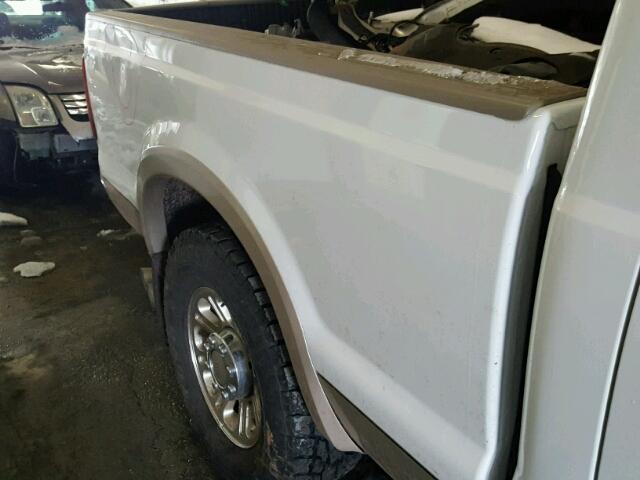 1FTSW21R68EC46288 - 2008 FORD F250 SUPER WHITE photo 9