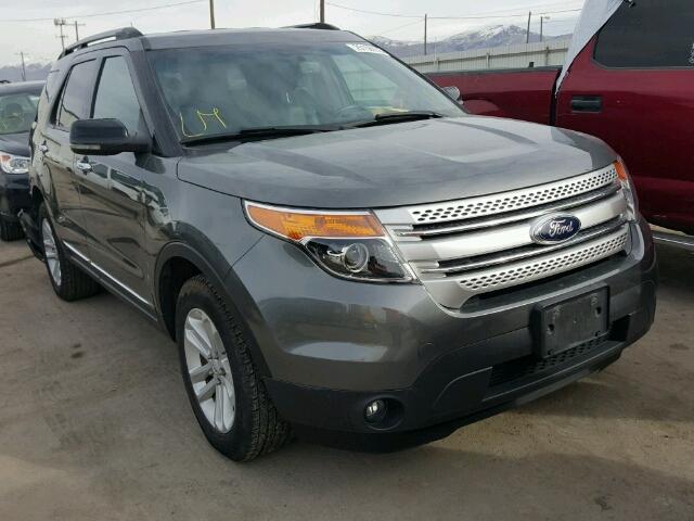 1FM5K8D89DGA27270 - 2013 FORD EXPLORER X GRAY photo 1