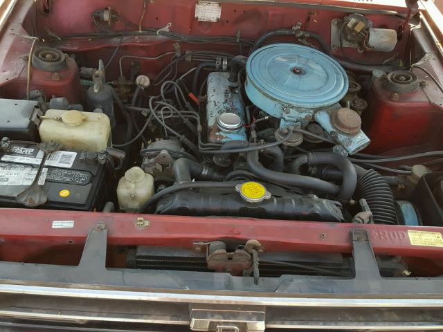 HLB310637857 - 1979 DATSUN 210 MAROON photo 7