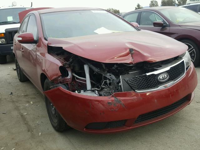 KNAFU4A20A5854784 - 2010 KIA FORTE EX BURGUNDY photo 1