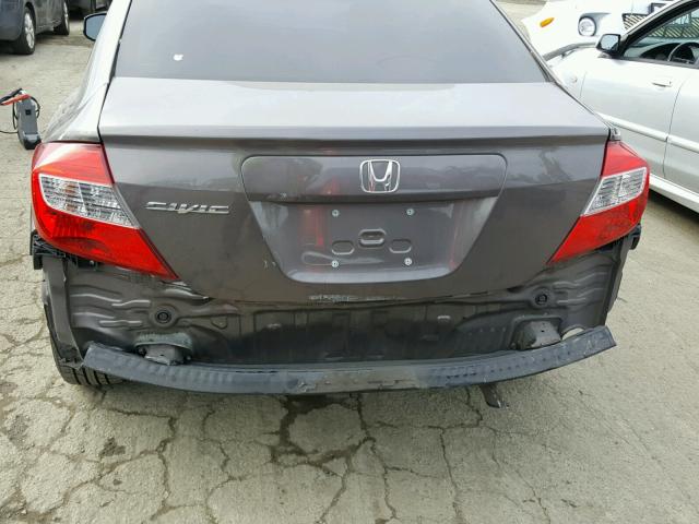 19XFB2F83CE307316 - 2012 HONDA CIVIC EX GRAY photo 9