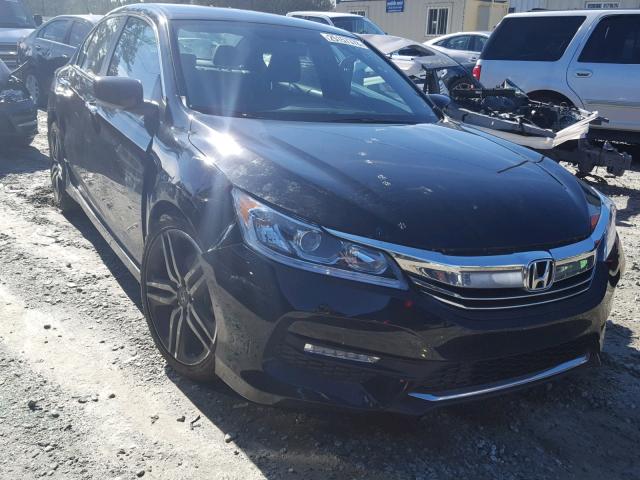 1HGCR2F53HA201366 - 2017 HONDA ACCORD SPO BLACK photo 1