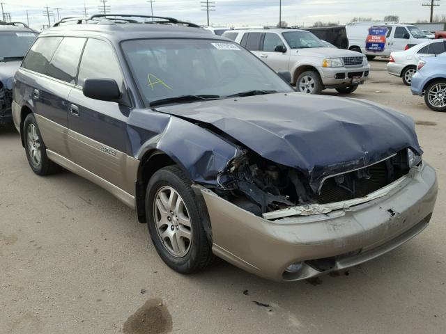 4S3BH675847619433 - 2004 SUBARU LEGACY OUT BLUE photo 1