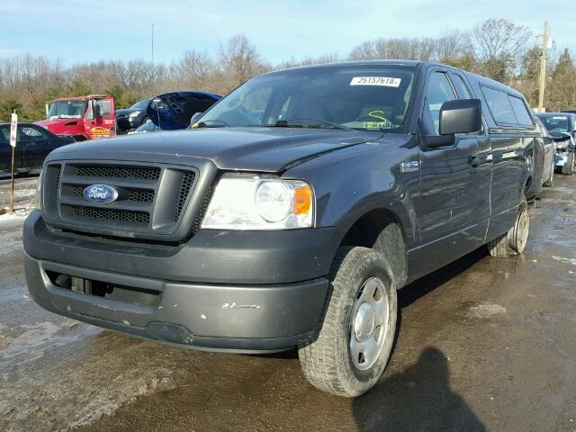 1FTRF12268KD36262 - 2008 FORD F150 GRAY photo 2