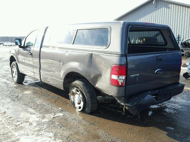 1FTRF12268KD36262 - 2008 FORD F150 GRAY photo 3