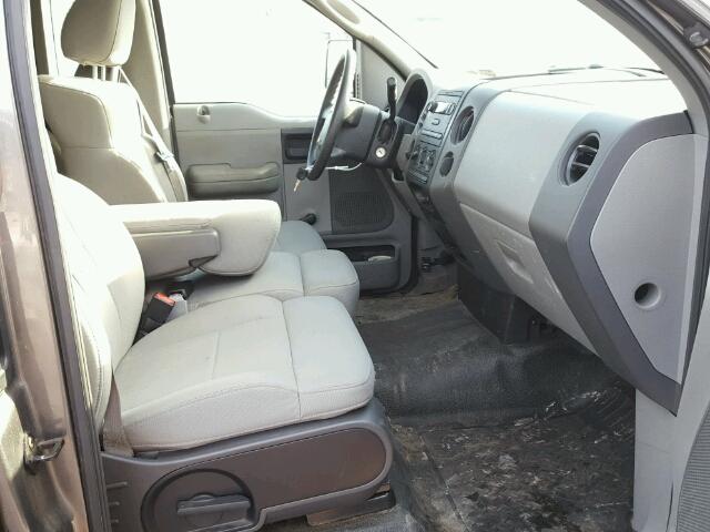 1FTRF12268KD36262 - 2008 FORD F150 GRAY photo 5