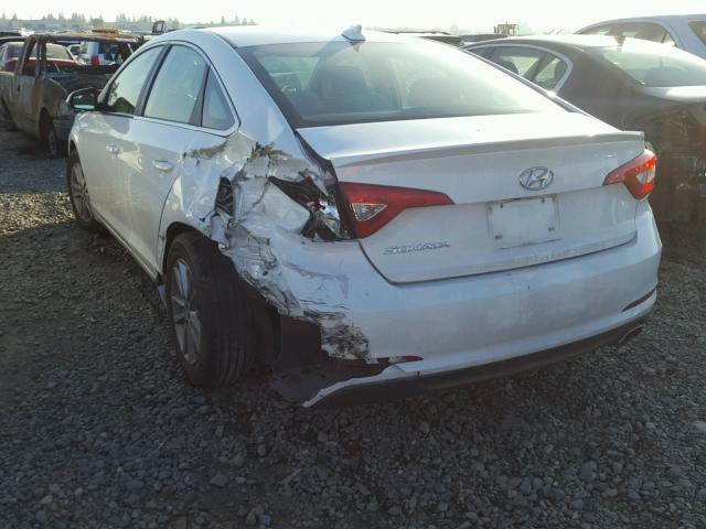 5NPE24AF0GH334939 - 2016 HYUNDAI SONATA SE WHITE photo 3