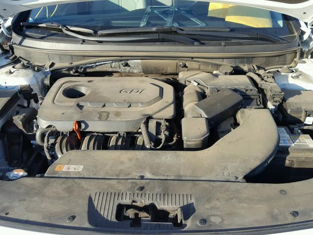 5NPE24AF0GH334939 - 2016 HYUNDAI SONATA SE WHITE photo 7