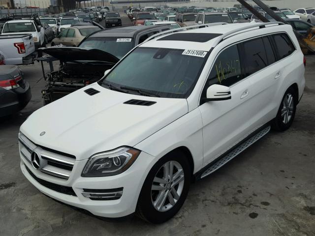 4JGDF2EE2GA689345 - 2016 MERCEDES-BENZ GL 350 BLU WHITE photo 2