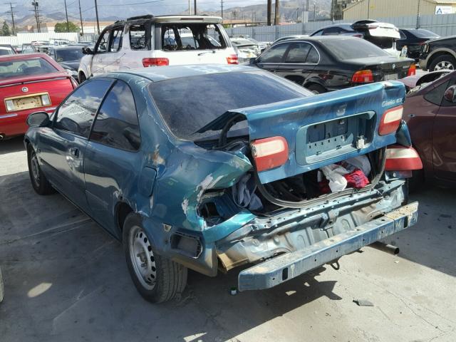 2HGEJ1224SH577394 - 1995 HONDA CIVIC EX GREEN photo 3