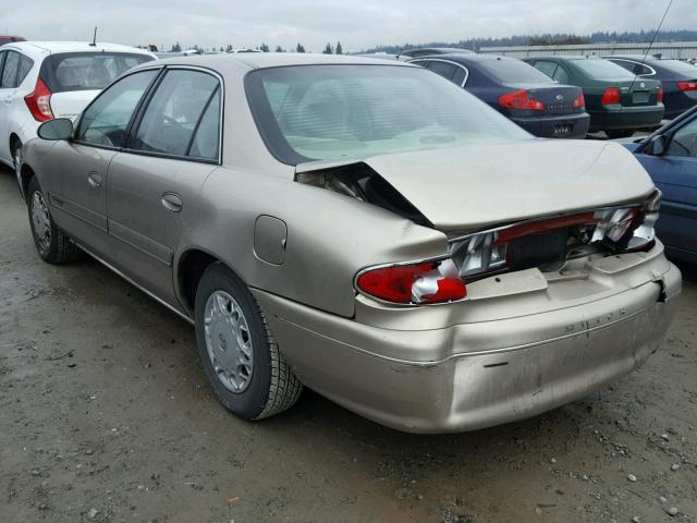 2G4WY52M1W1558786 - 1998 BUICK CENTURY LI TAN photo 3