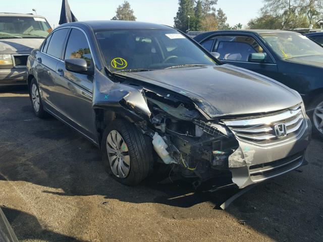 1HGCP2F3XCA165253 - 2012 HONDA ACCORD LX GRAY photo 1