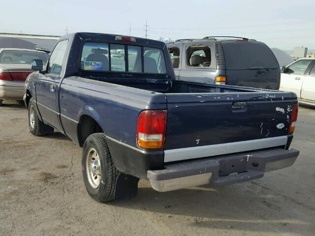 1FTCR10U9TPB57064 - 1996 FORD RANGER BLUE photo 3