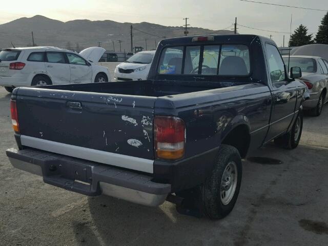 1FTCR10U9TPB57064 - 1996 FORD RANGER BLUE photo 4