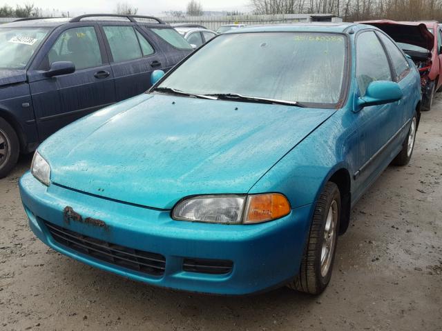 1HGEJ1166PL018122 - 1993 HONDA CIVIC EX ტალღისფერი ფოტო 2