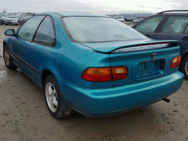 1HGEJ1166PL018122 - 1993 HONDA CIVIC EX ტალღისფერი ფოტო 3
