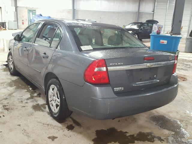 1G1ZS58FX7F184998 - 2007 CHEVROLET MALIBU LS GRAY photo 3