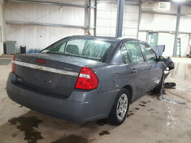 1G1ZS58FX7F184998 - 2007 CHEVROLET MALIBU LS GRAY photo 4