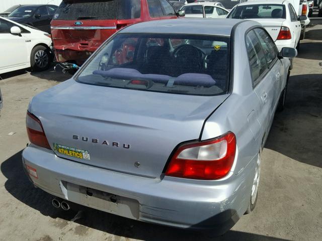 JF1GD29653G504759 - 2003 SUBARU IMPREZA WR SILVER photo 4