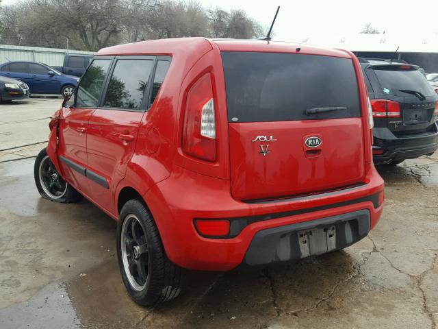 KNDJT2A62C7457575 - 2012 KIA SOUL + RED photo 3