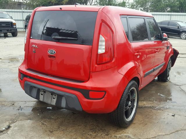 KNDJT2A62C7457575 - 2012 KIA SOUL + RED photo 4