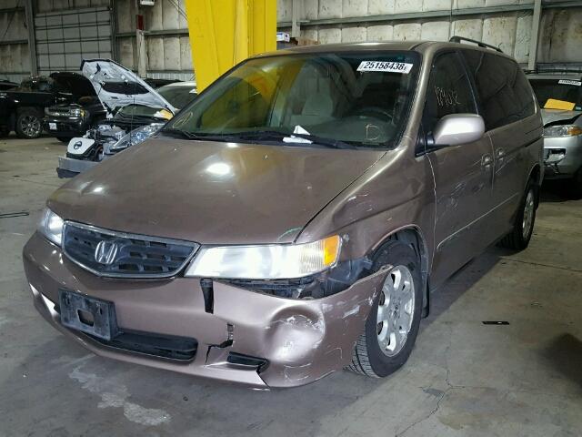 5FNRL18693B104098 - 2003 HONDA ODYSSEY EX BROWN photo 2