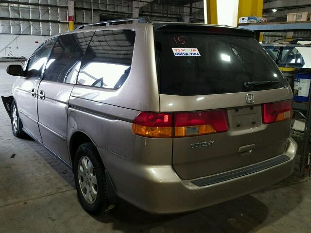 5FNRL18693B104098 - 2003 HONDA ODYSSEY EX BROWN photo 3