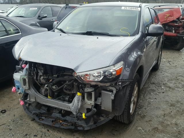 JA4AP3AU5BZ007537 - 2011 MITSUBISHI OUTLANDER GRAY photo 2