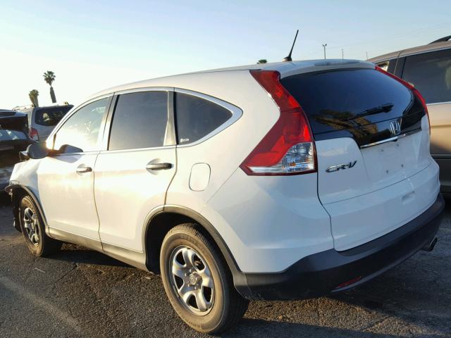 5J6RM3H32CL019934 - 2012 HONDA CR-V LX WHITE photo 3