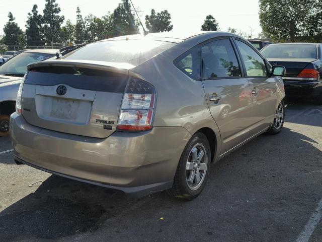 JTDKB20U953118345 - 2005 TOYOTA PRIUS GOLD photo 4