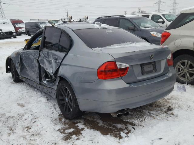 WBAVB13566PT10941 - 2006 BMW 325 I GRAY photo 3