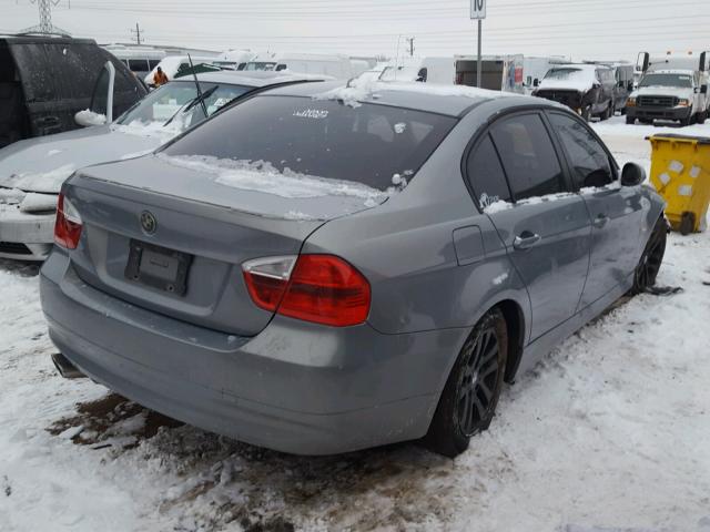 WBAVB13566PT10941 - 2006 BMW 325 I GRAY photo 4