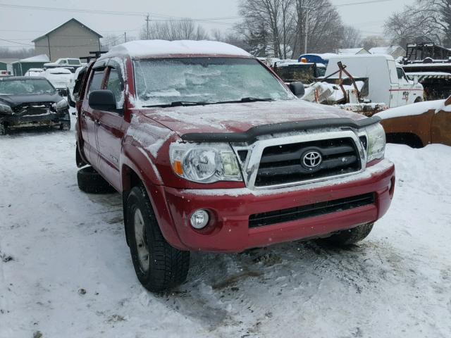 5TELU42N67Z363415 - 2007 TOYOTA TACOMA DOU RED photo 1