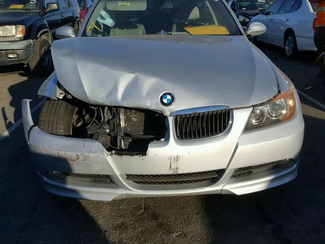 WBAVB13576PT04467 - 2006 BMW 325 I SILVER photo 9