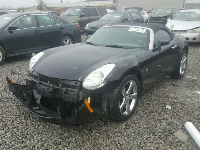 1G2MB33B36Y109769 - 2006 PONTIAC SOLSTICE BLACK photo 2