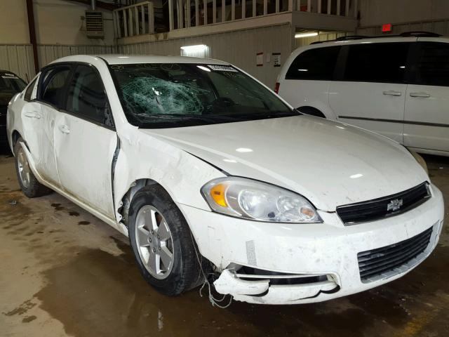 2G1WT55K489149630 - 2008 CHEVROLET IMPALA LT WHITE photo 1