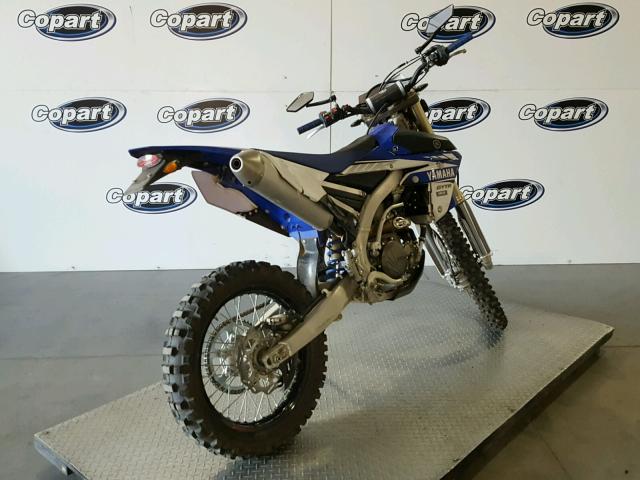 JYACJ19Y1HA000776 - 2017 YAMAHA WR450 F BLUE photo 4